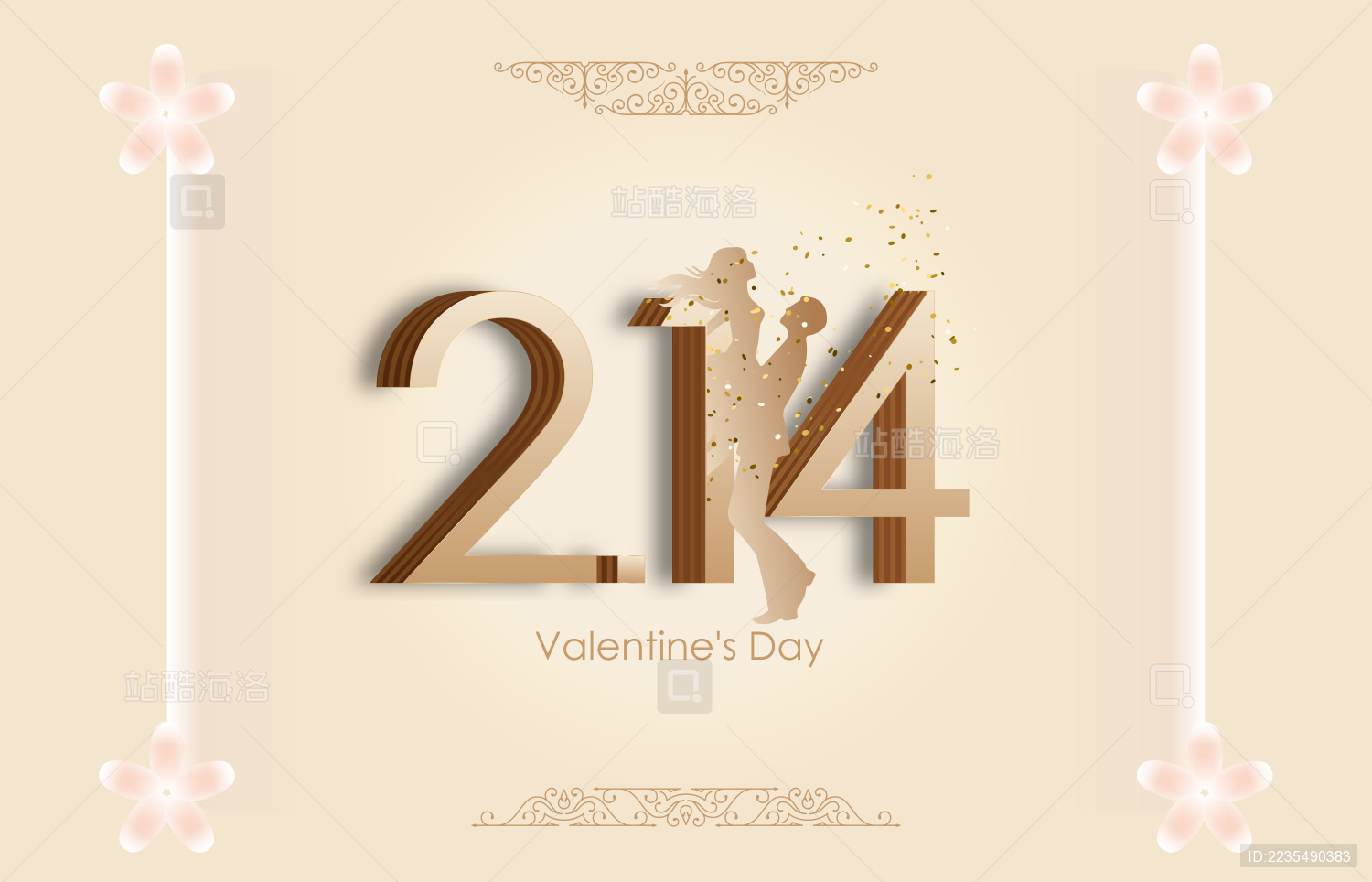 214情人节系列主题海报