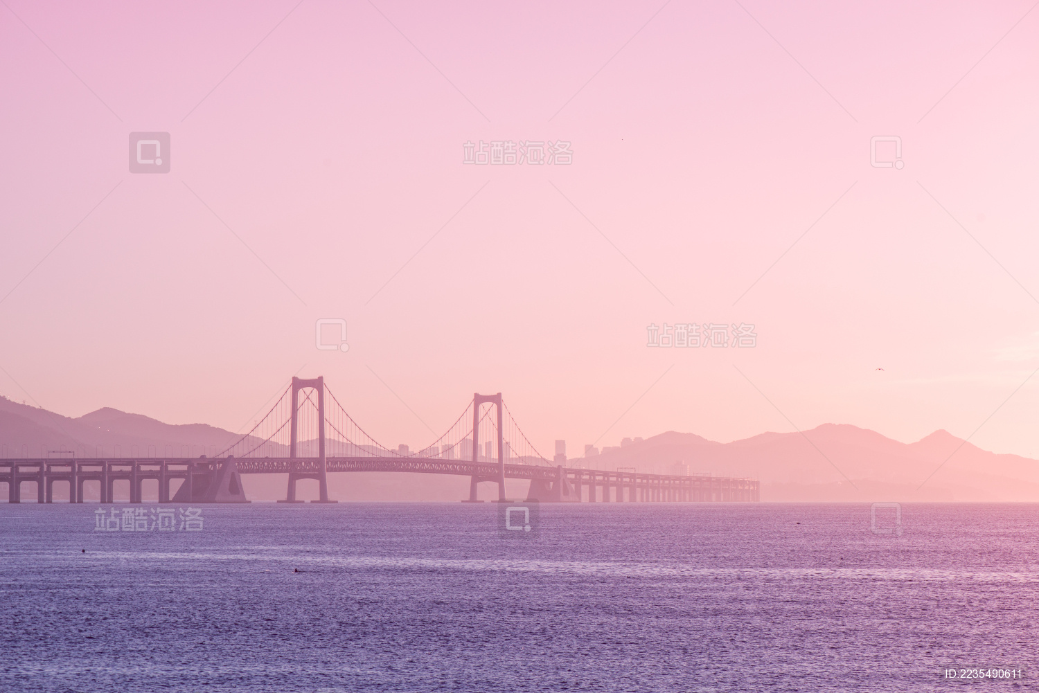 跨海大桥建筑风光