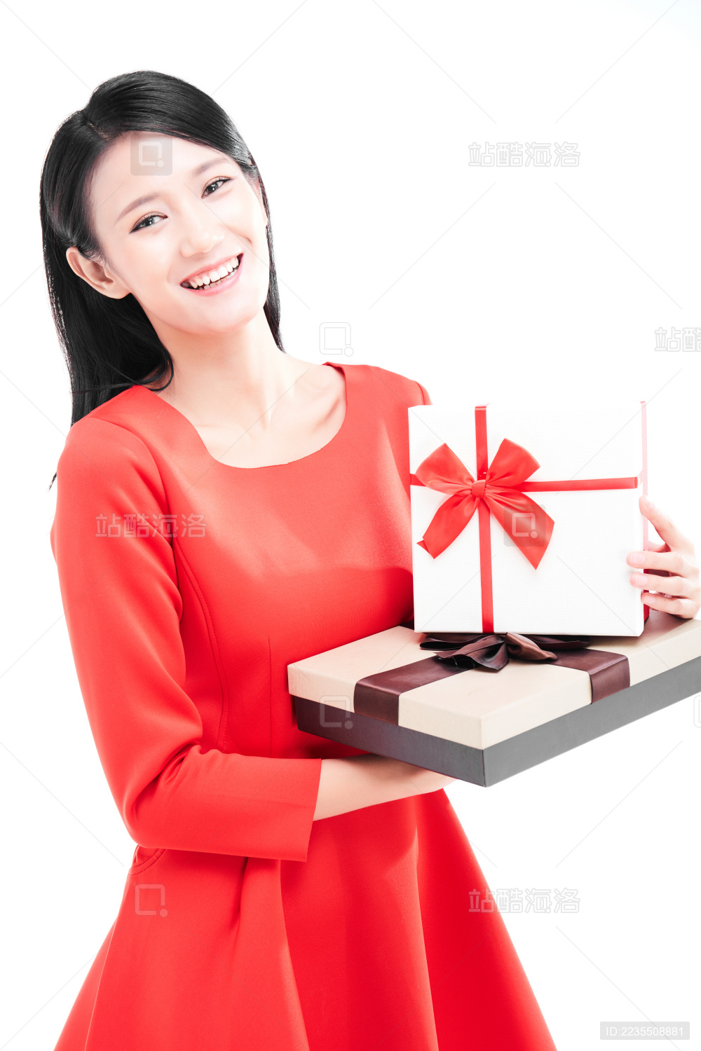 中国新年女生肖像