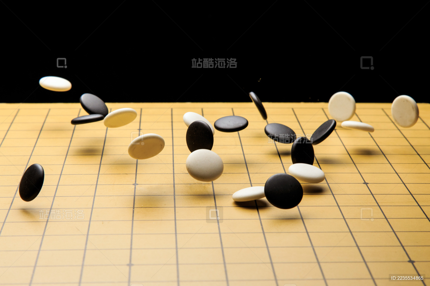 创意拍摄围棋