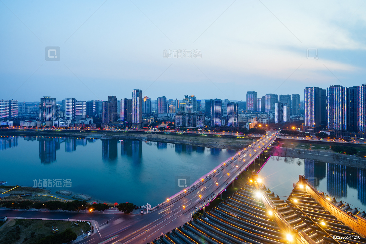 绵阳三江夜景