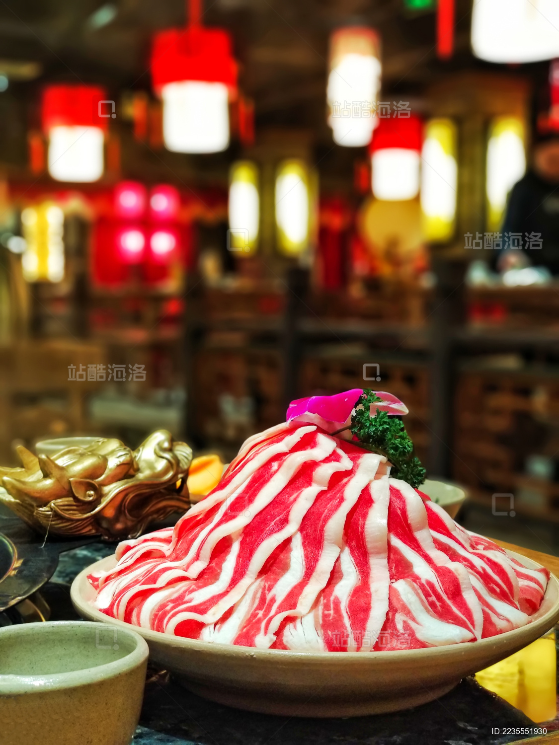 火锅食材肥牛片