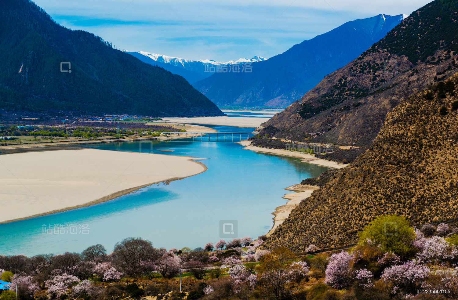 雅鲁藏布江春色