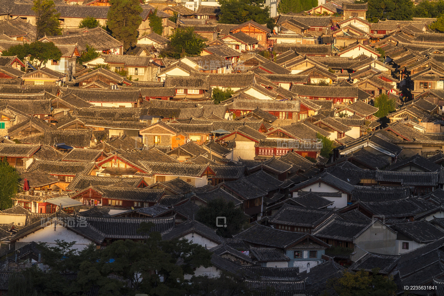 丽江古城建筑风光