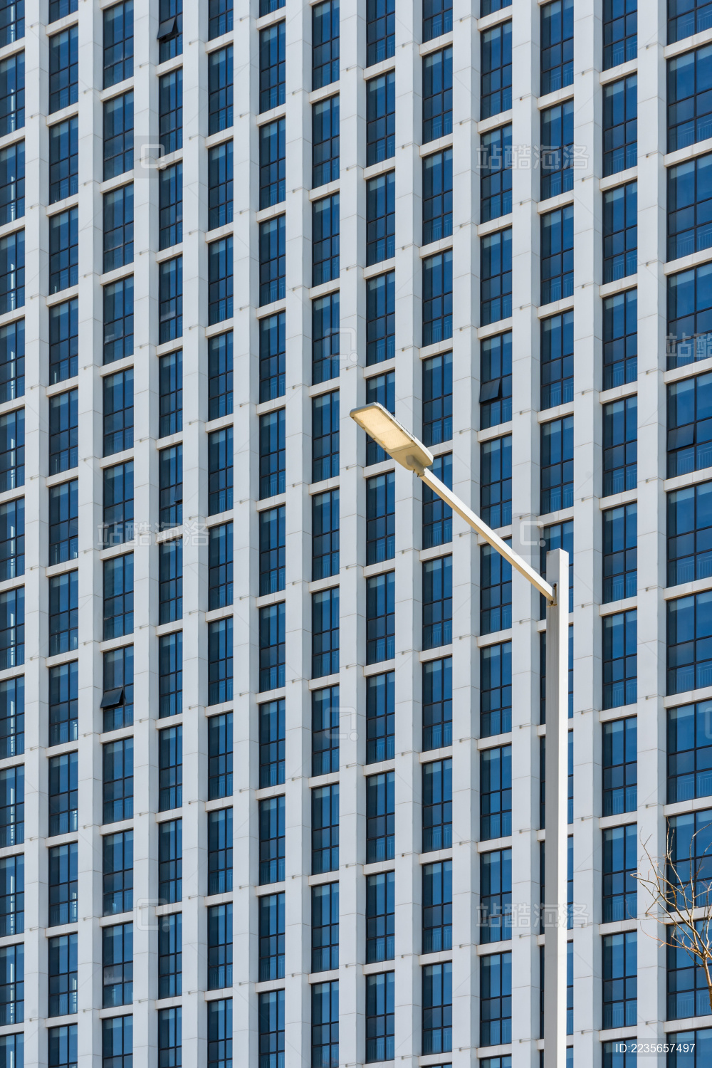 现代建筑局部特写