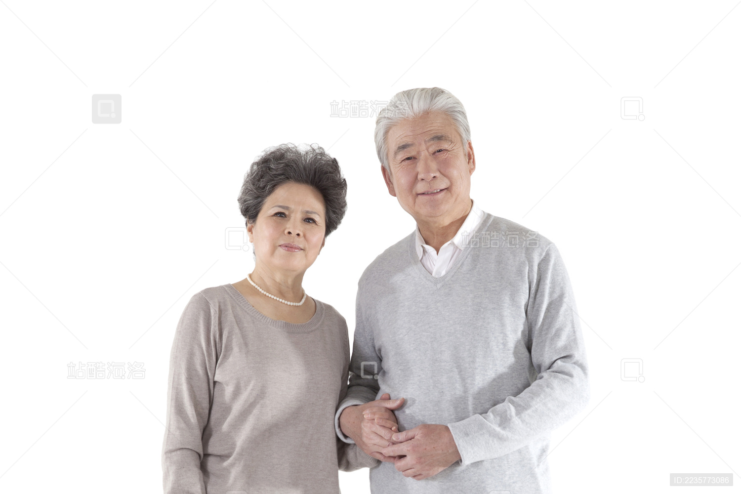 东方老夫妇的画像