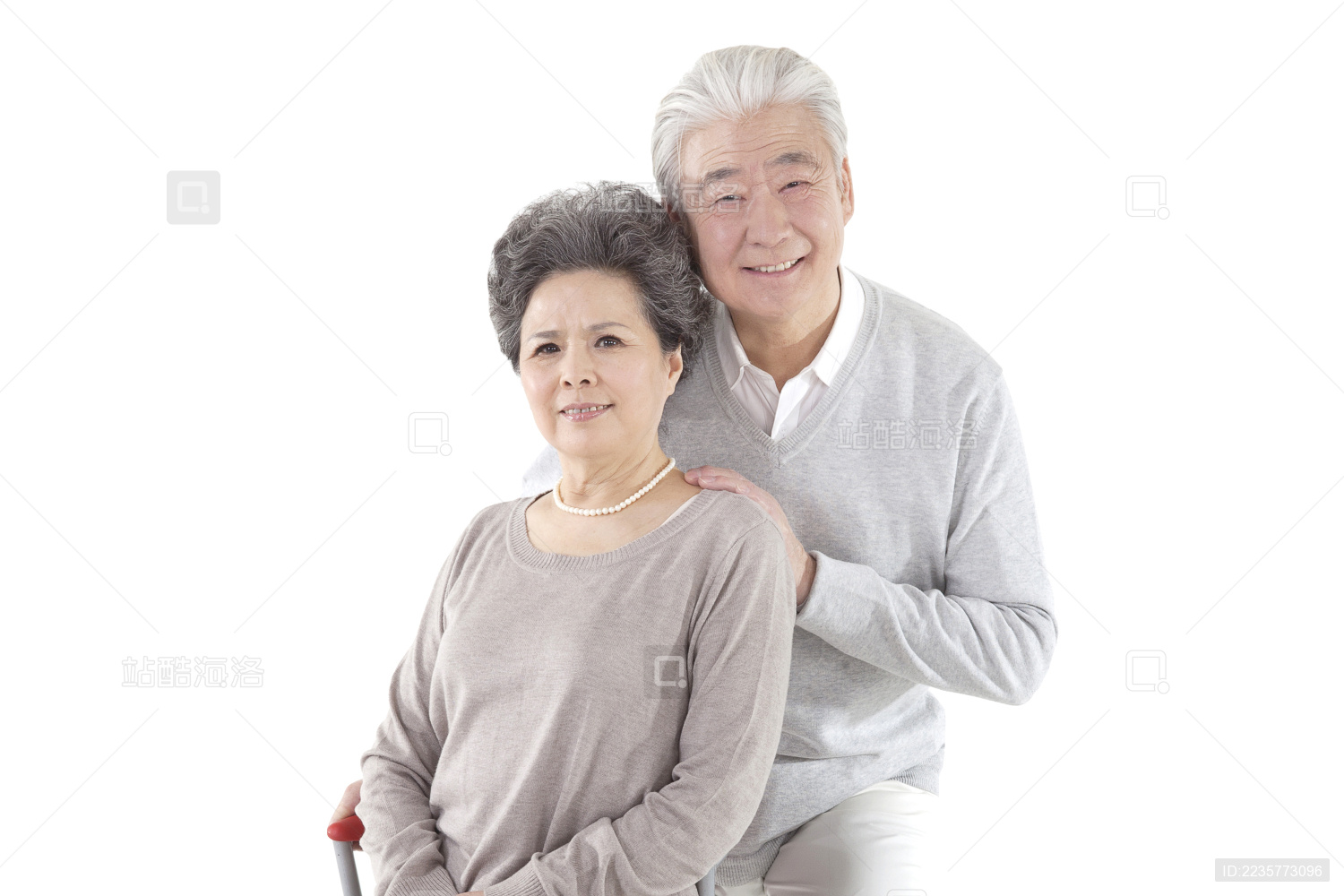 东方老夫妇的画像