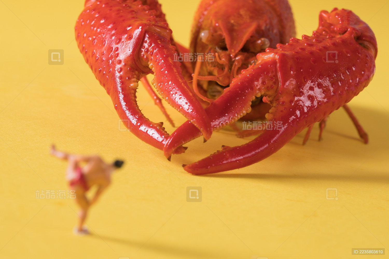 迷你小人 小龙虾 Crawfish