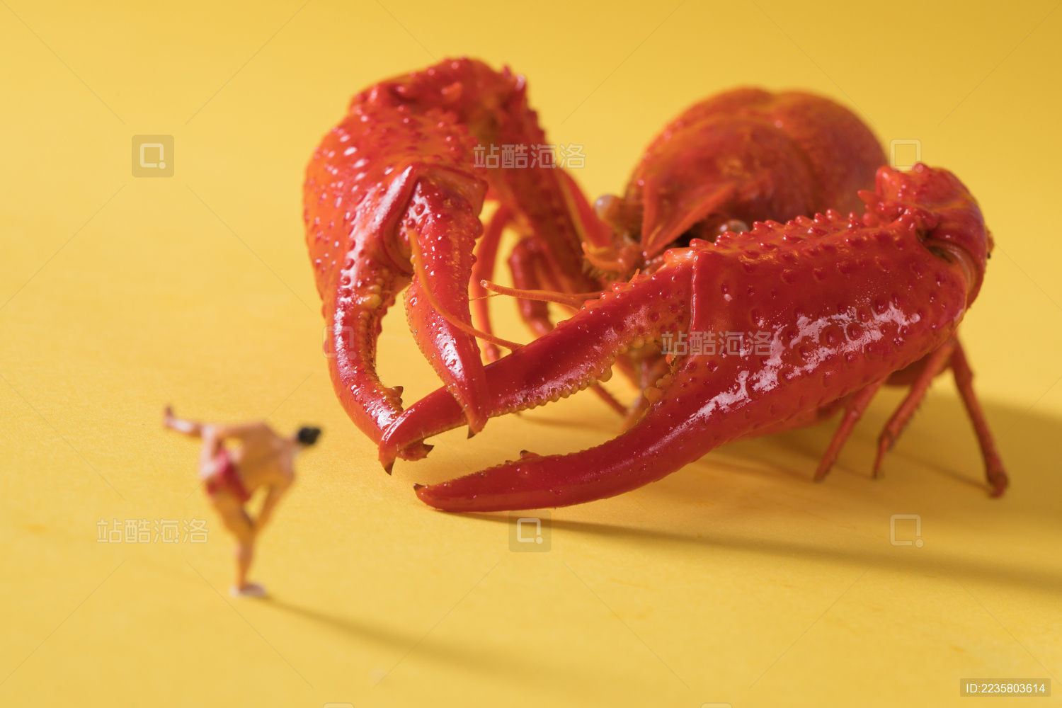 迷你小人 小龙虾 Crawfish