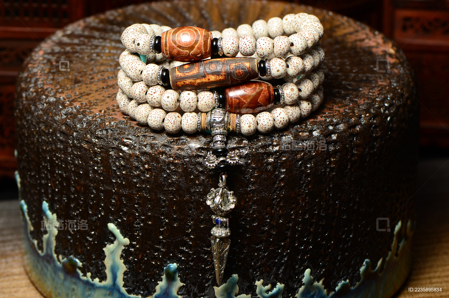 108颗星月菩提子项链念珠手链