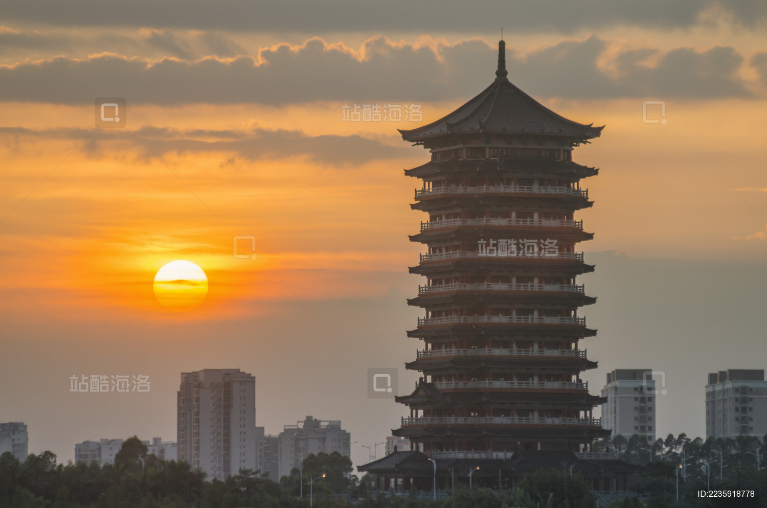 广西钦州白石湖公园风景区风光