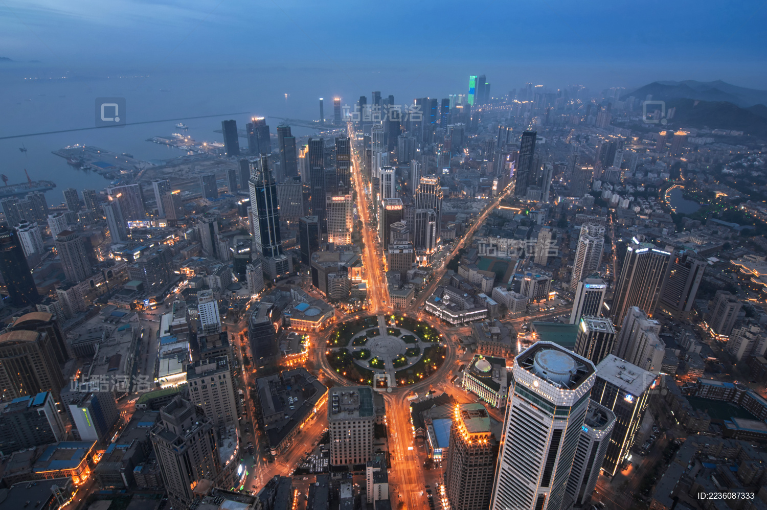 大连中山区夜景