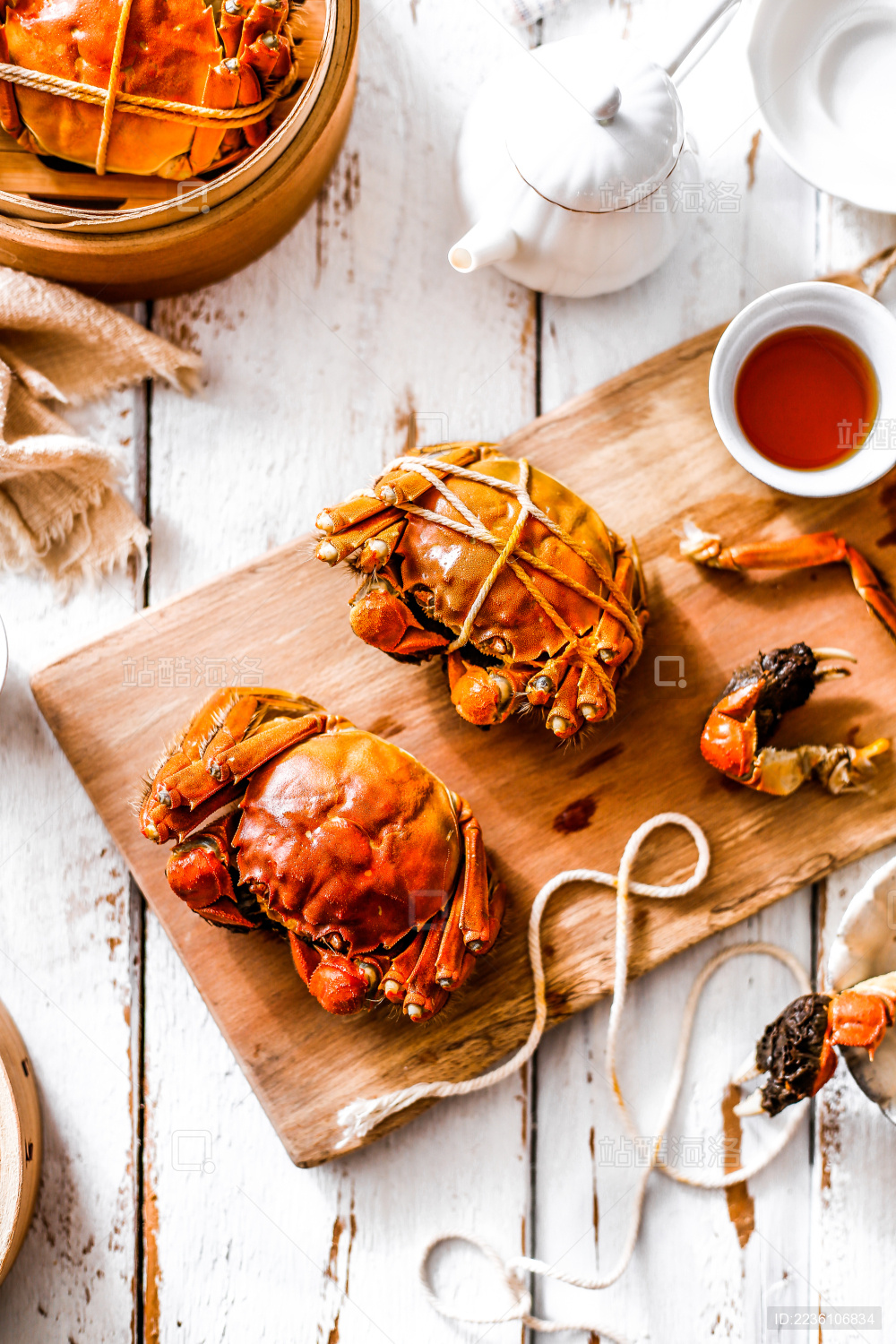 美食清蒸大闸蟹