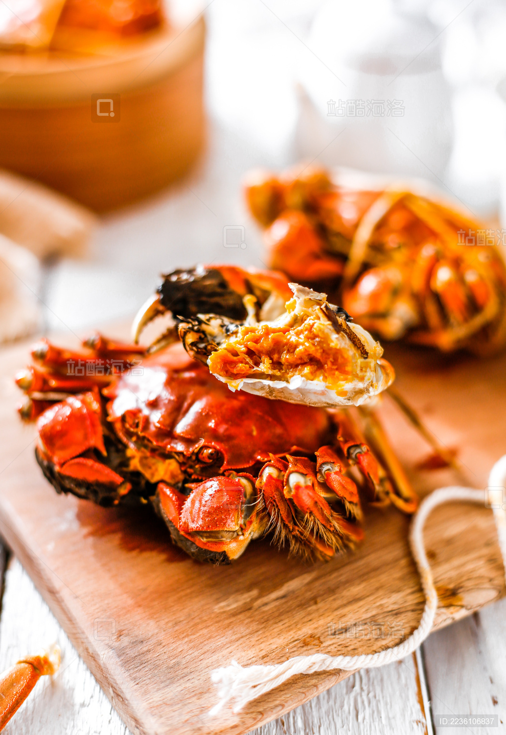 美食清蒸大闸蟹