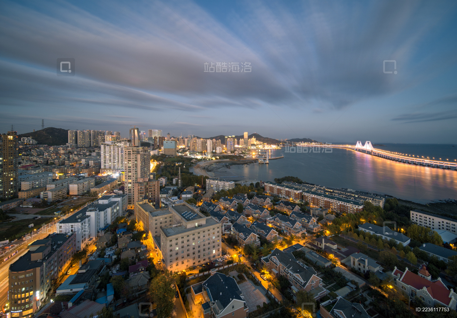大连城市风光夜景