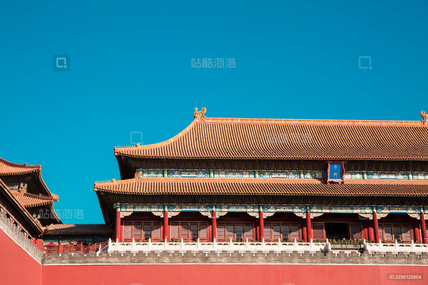 故宫午门城楼天空