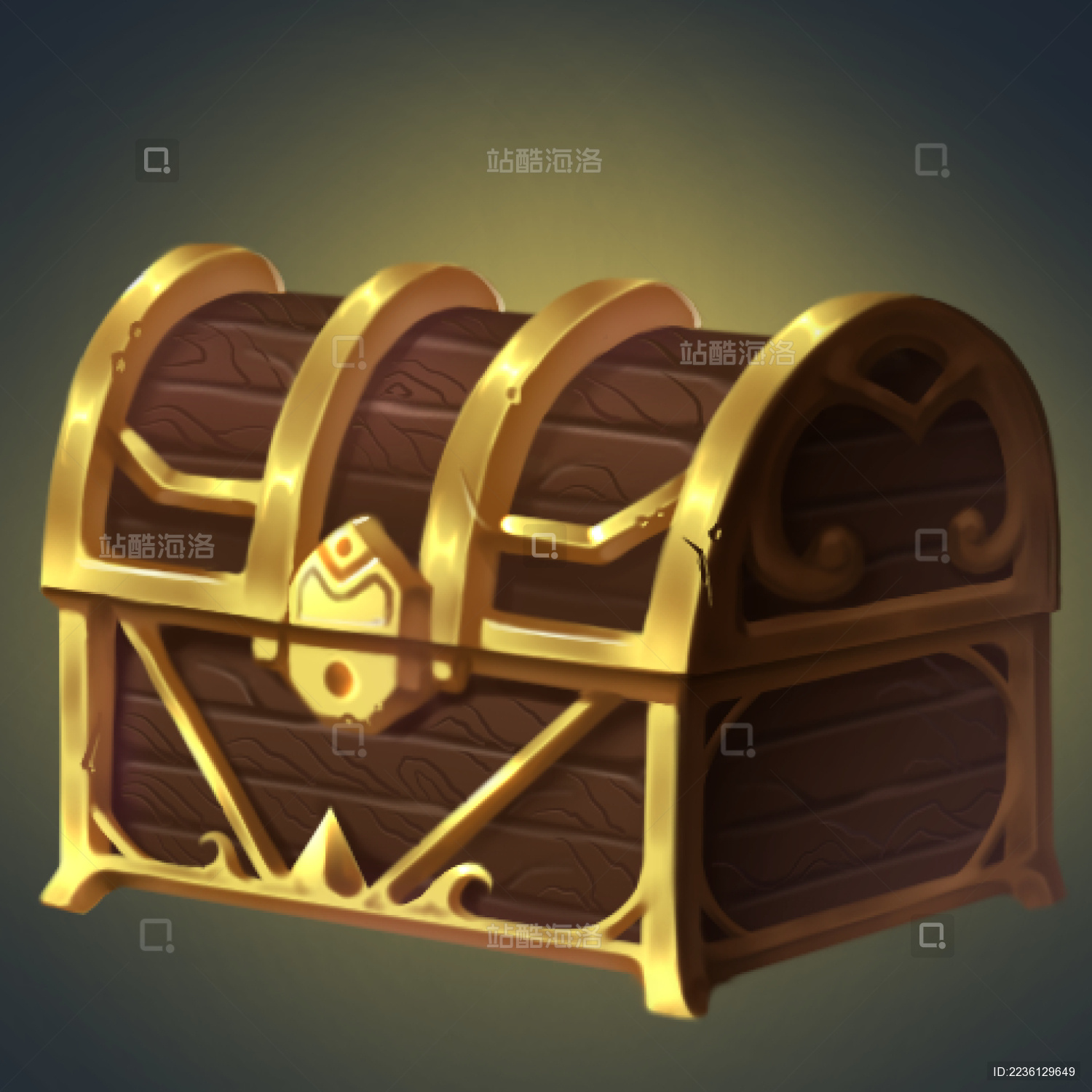 游戏UI有点华丽的宝箱