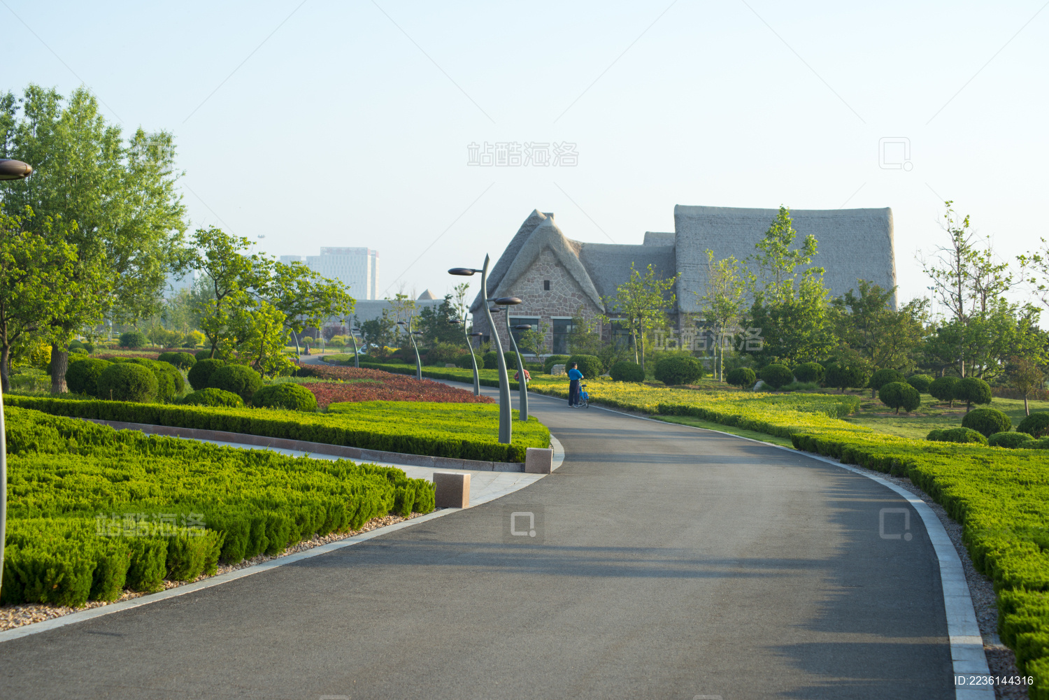 山东荣成海边百合湾景区