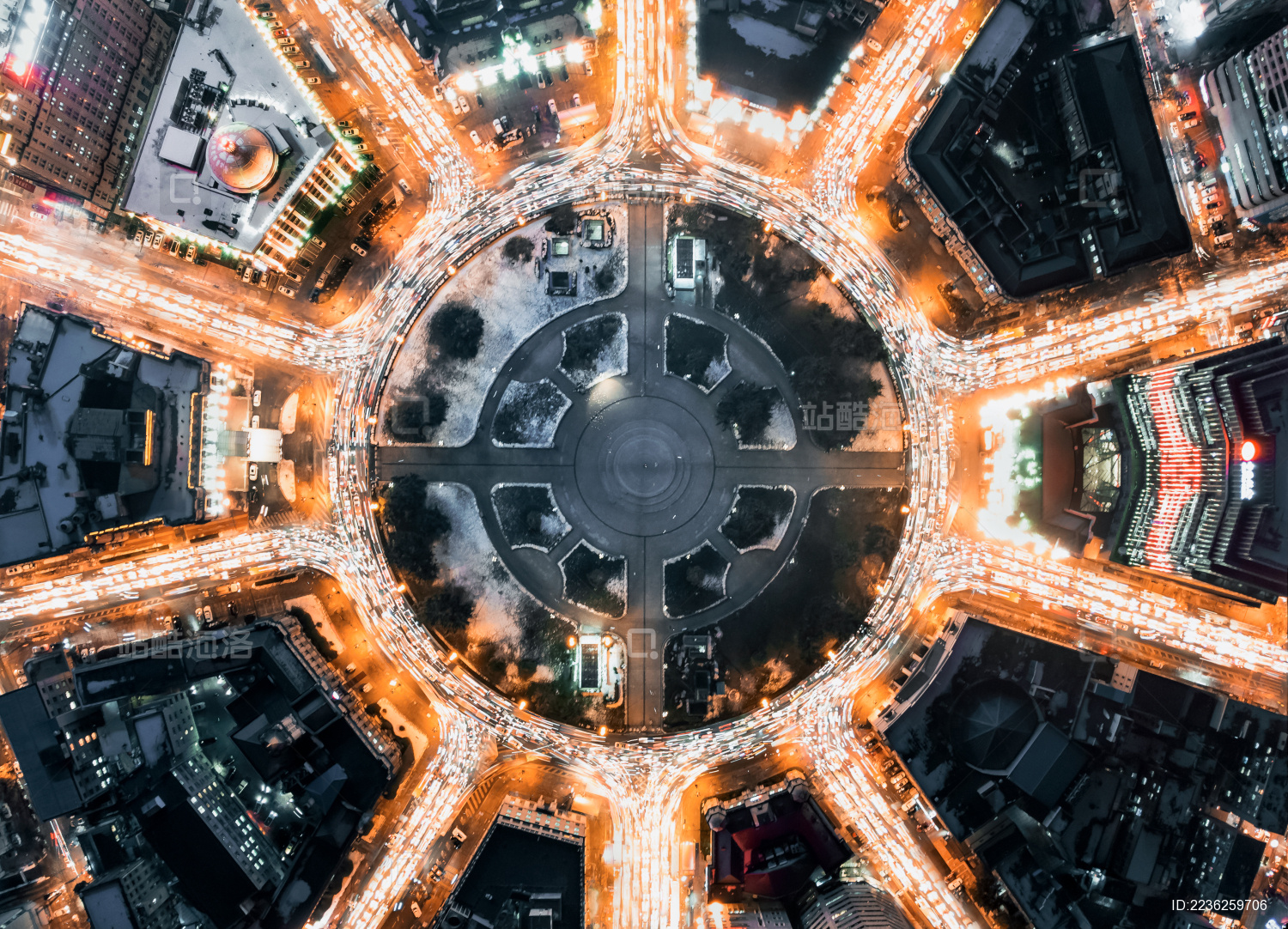 大连中山广场航拍