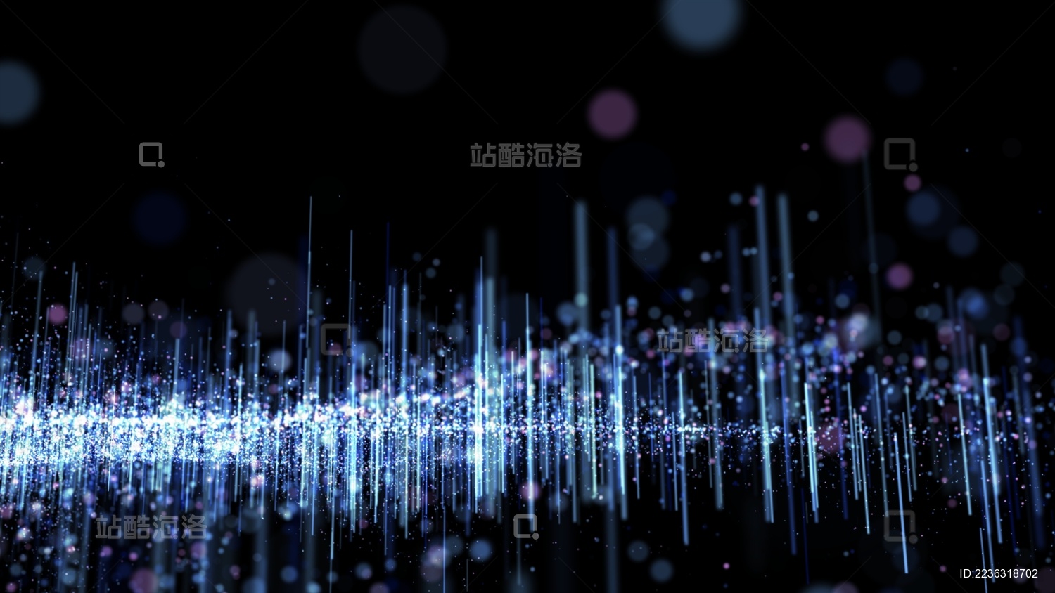 企业大数据抽象科技感背景图（bigdata）