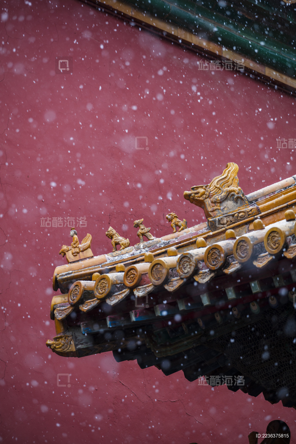 北京故宫雪景