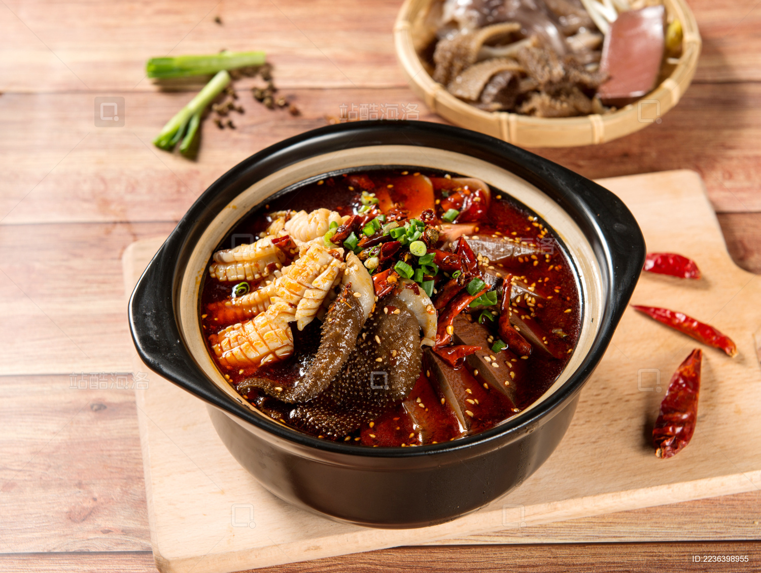 川菜美食毛血旺