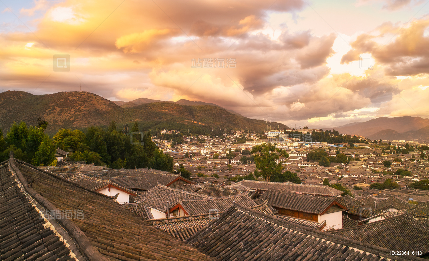 丽江古城建筑风光