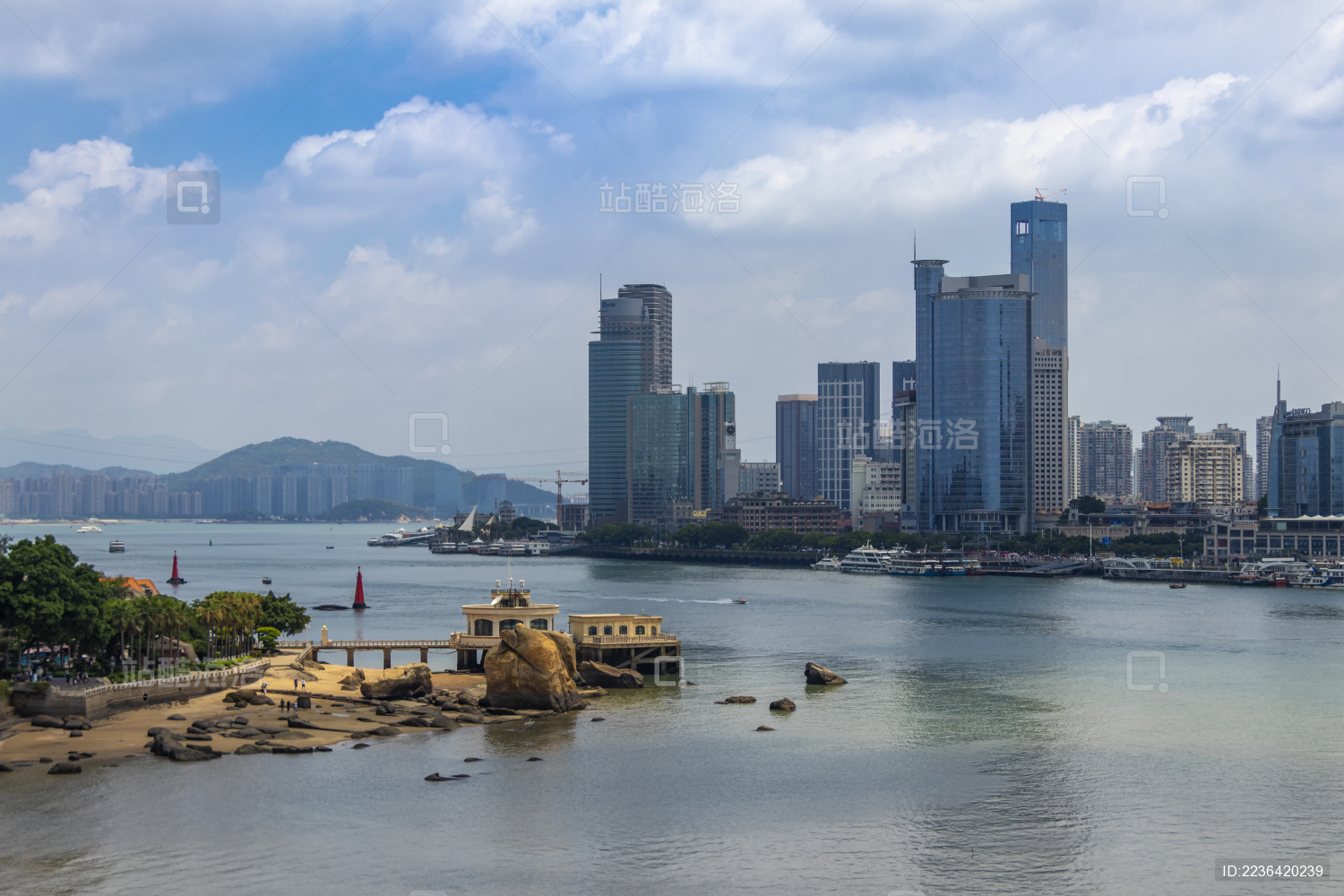 福建省厦门市鼓浪屿海滨风光