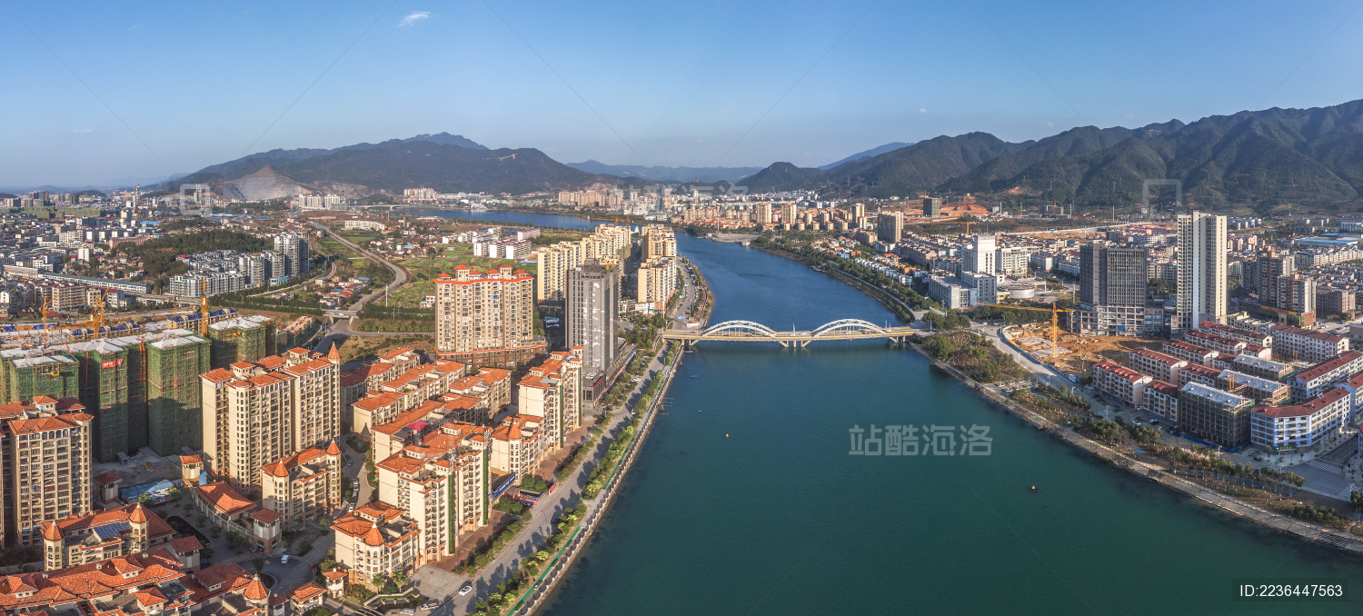 湖南省郴州资兴市城市风光