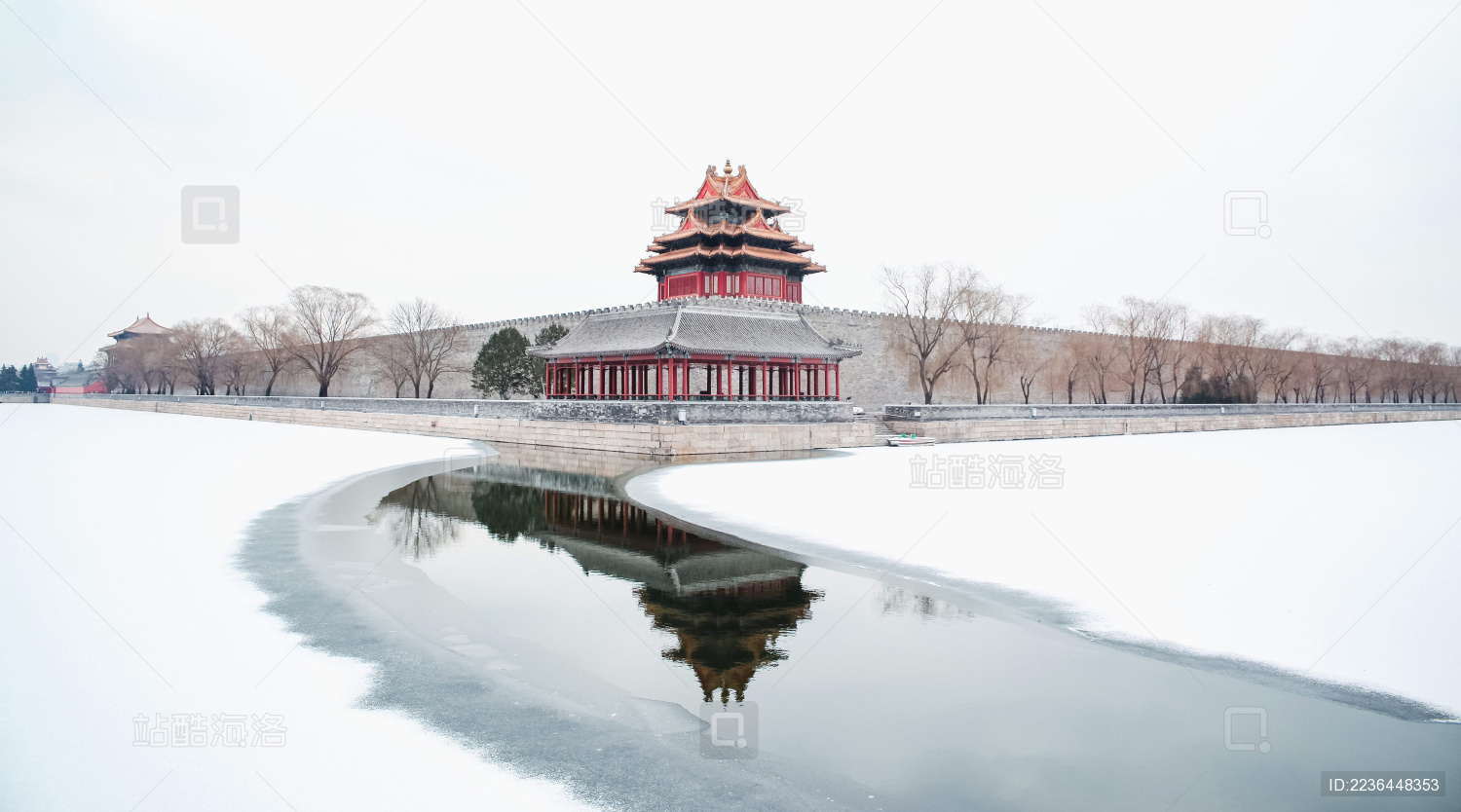 故宫角楼雪景