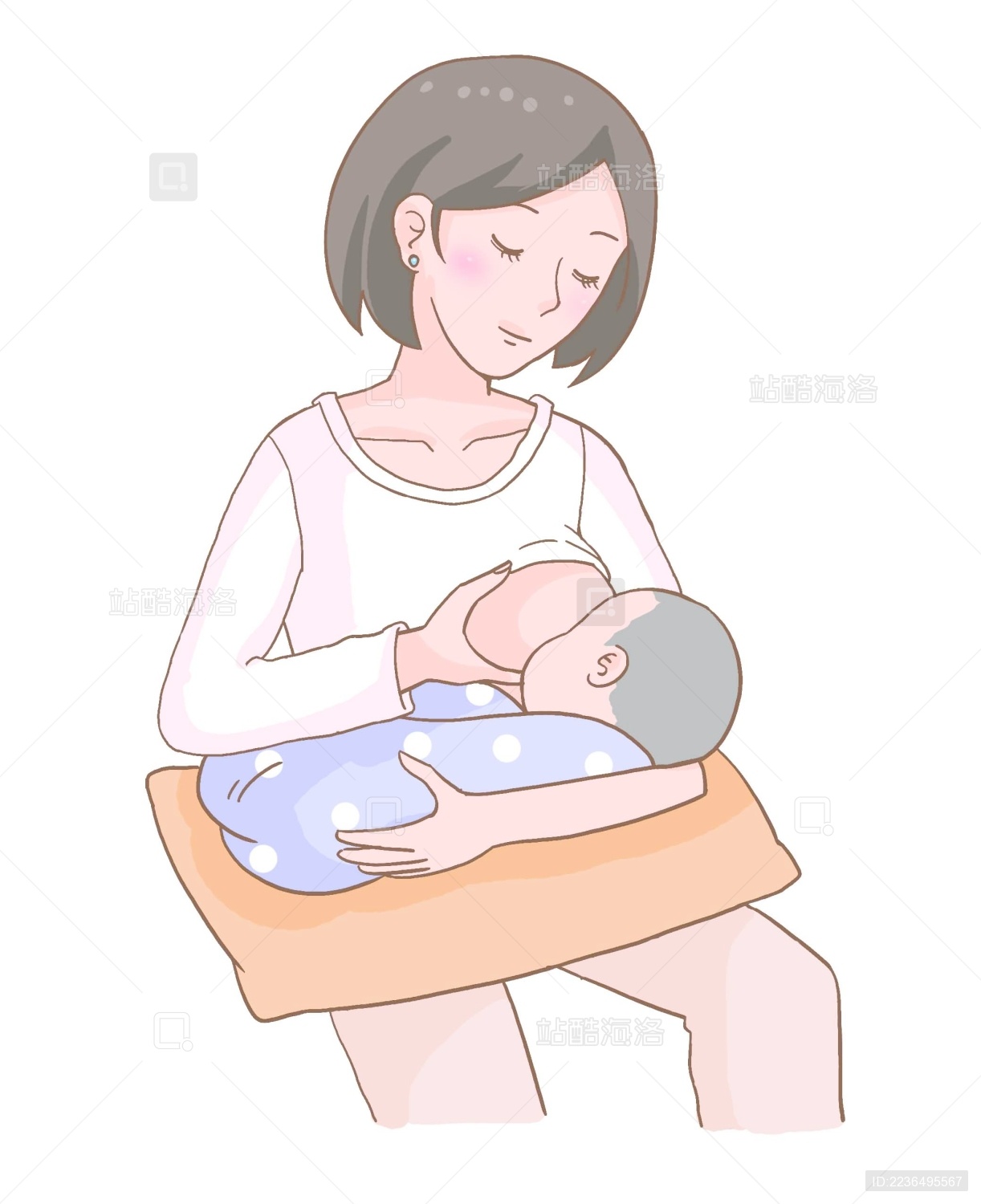 母乳喂养的正确姿势设计图__广告设计_广告设计_设计图库_昵图网nipic.com