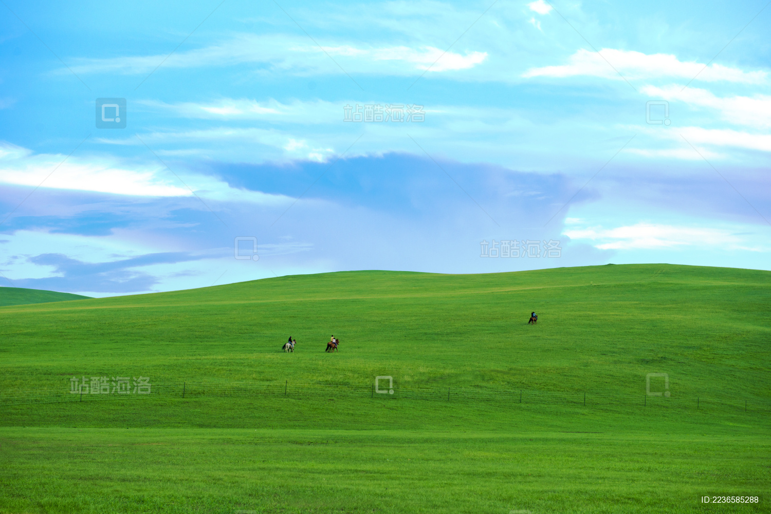 内蒙古呼伦贝尔市 草原风光