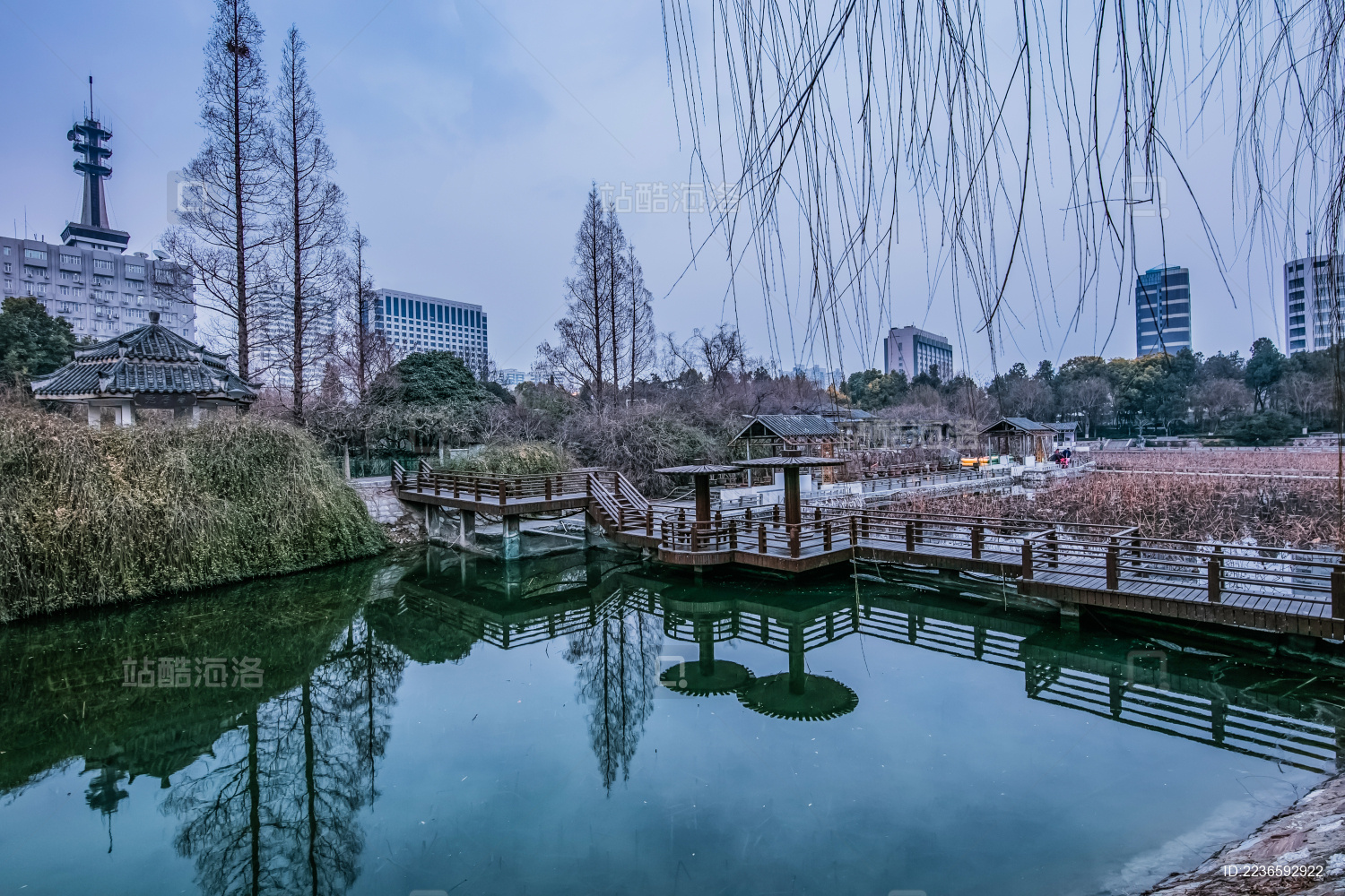 河南省郑州市人民公园环境建筑景观