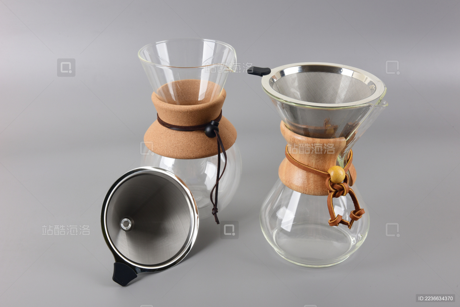 滴滤式玻璃手冲咖啡分享壶