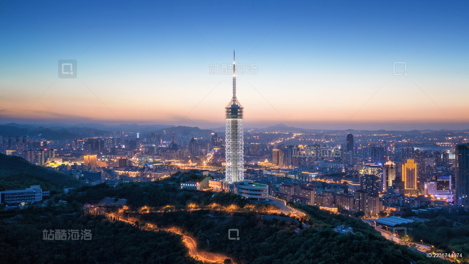 大连中山区绿山电视观光塔