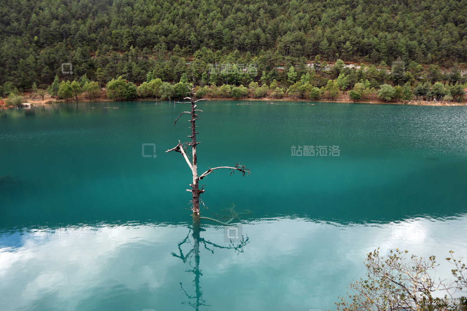 中国云南省丽江市蓝月谷美景