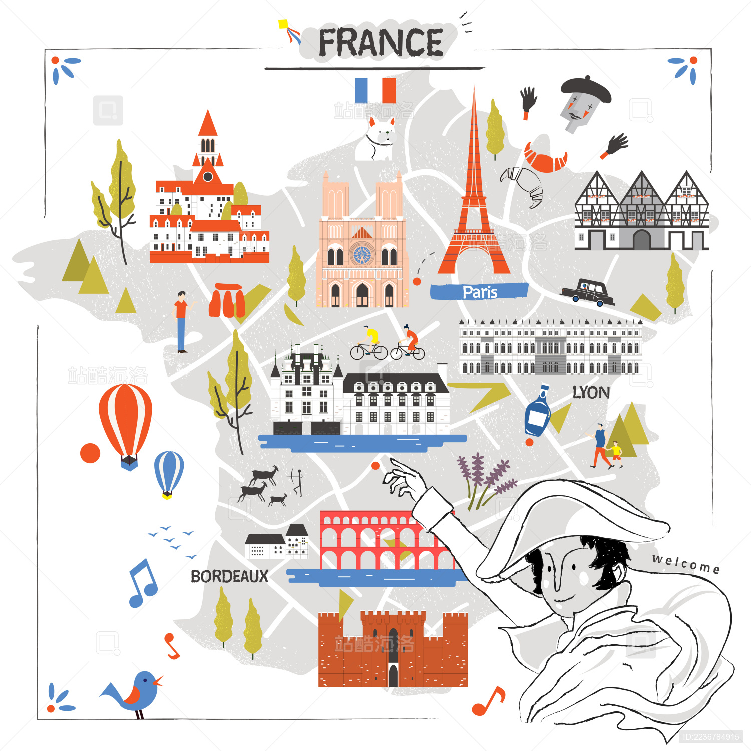 法国地形图 法国山脉分布图_法国地形图高清版大图