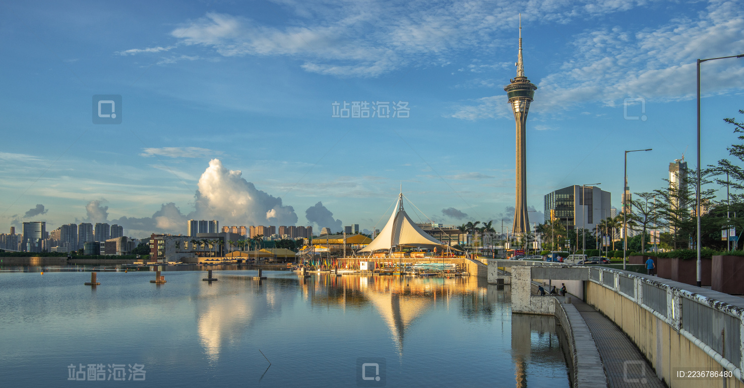 中国澳门城市天际线 澳门塔