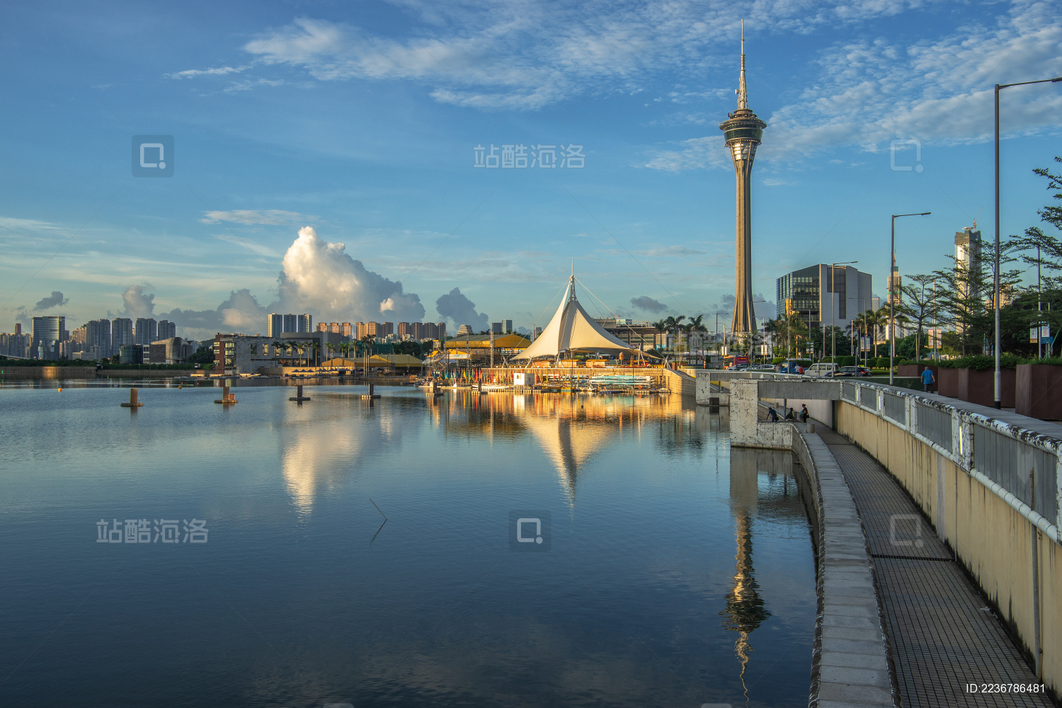 中国澳门城市天际线 澳门塔