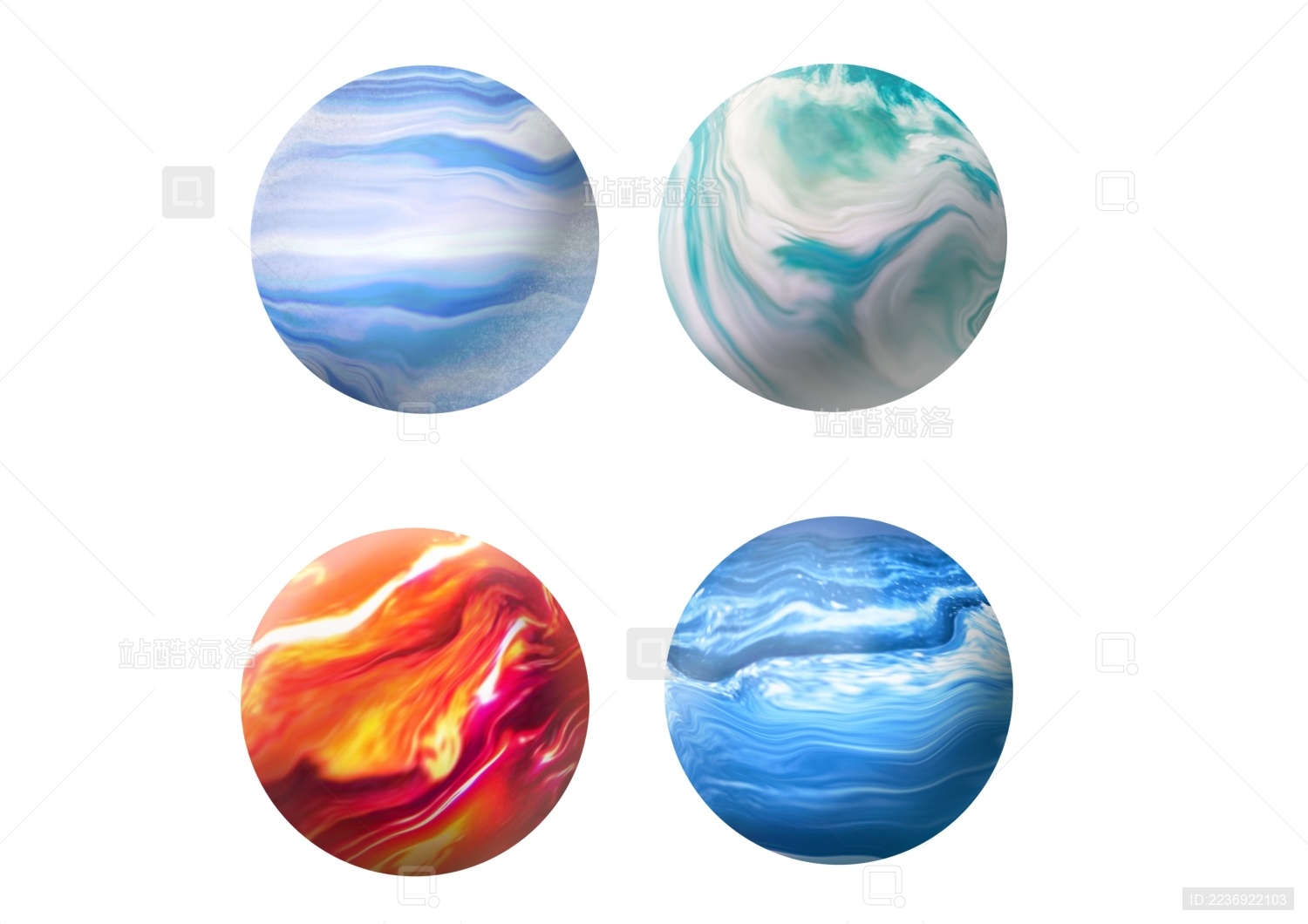 棒棒糖风格星球设计