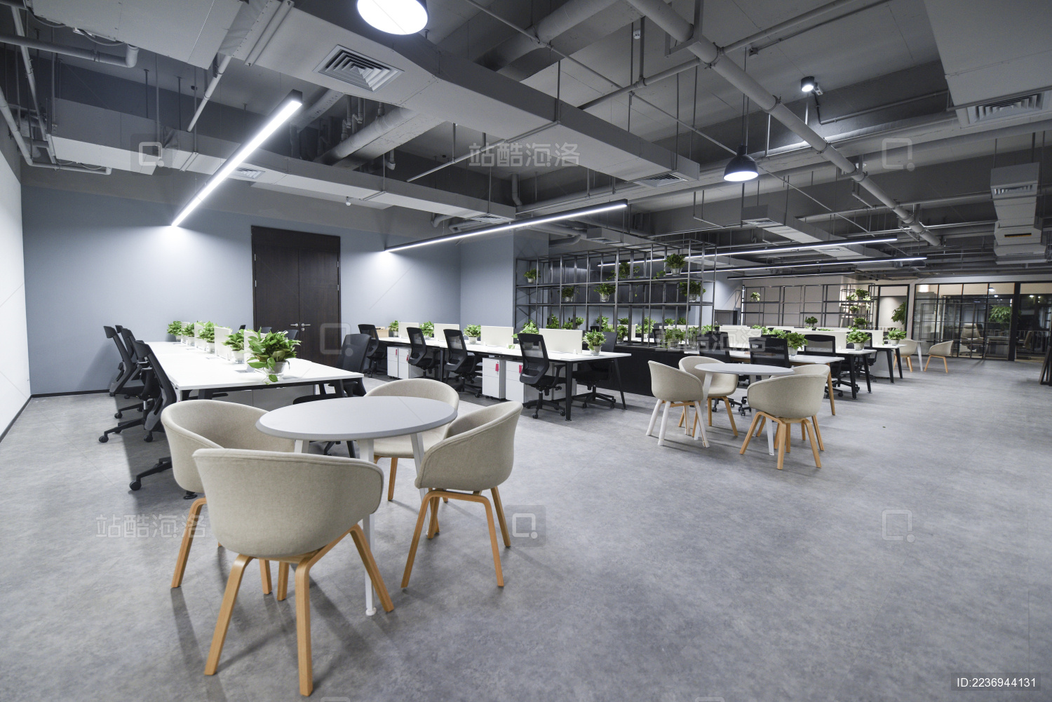 办公室大空间工业风哥室内装饰设计