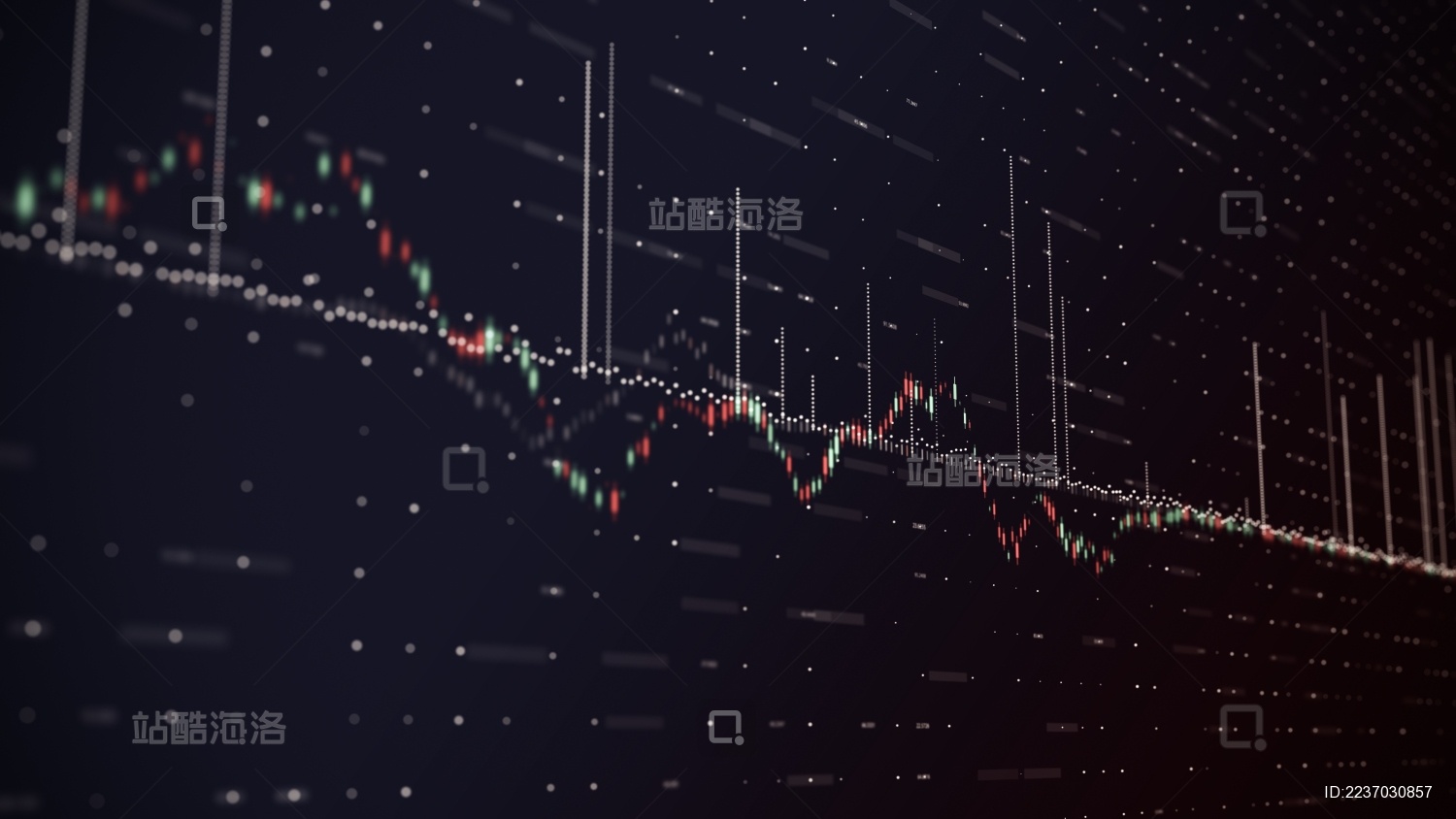 BigData企业大数据股市未来抽象科技感背景图