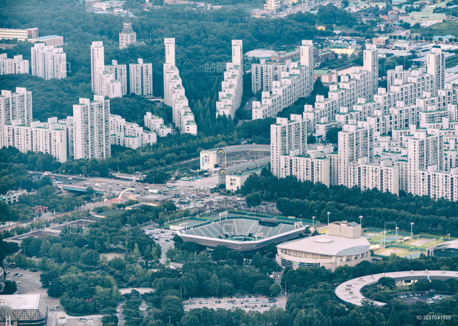 韩国首尔市中心现代建筑地标