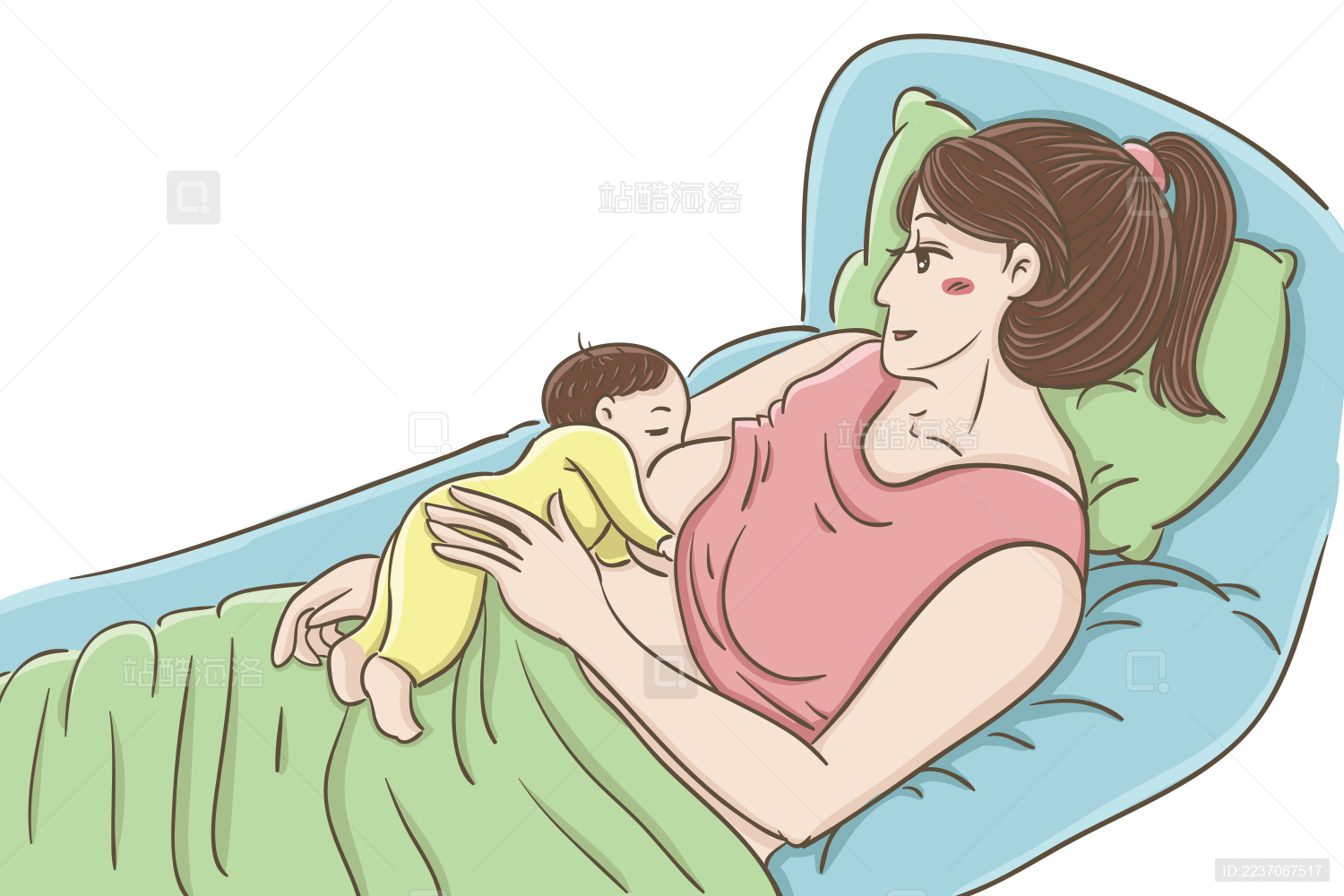 母乳喂养正确姿势