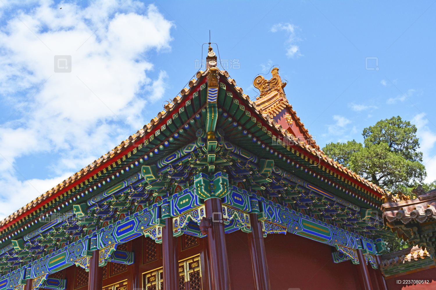 中国北京故宫博物院古建一角