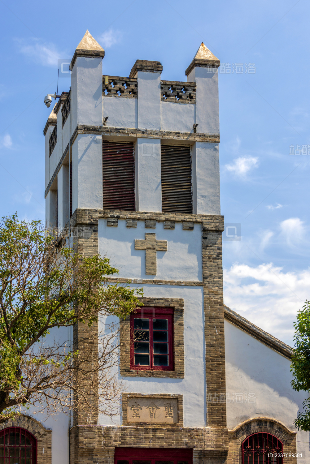 中国山东烟台蓬莱基督教会教堂