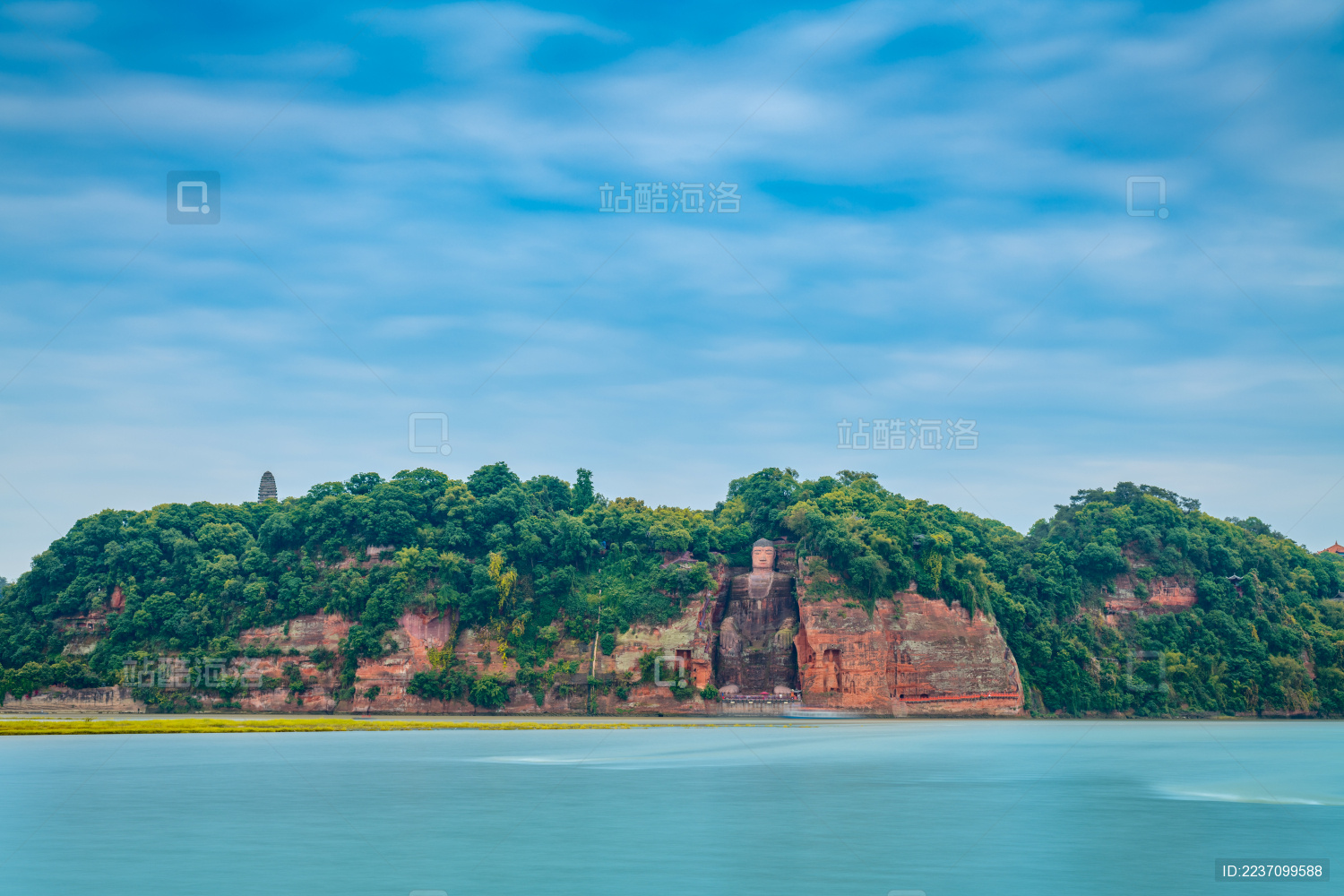 中国四川省乐山大佛风景区