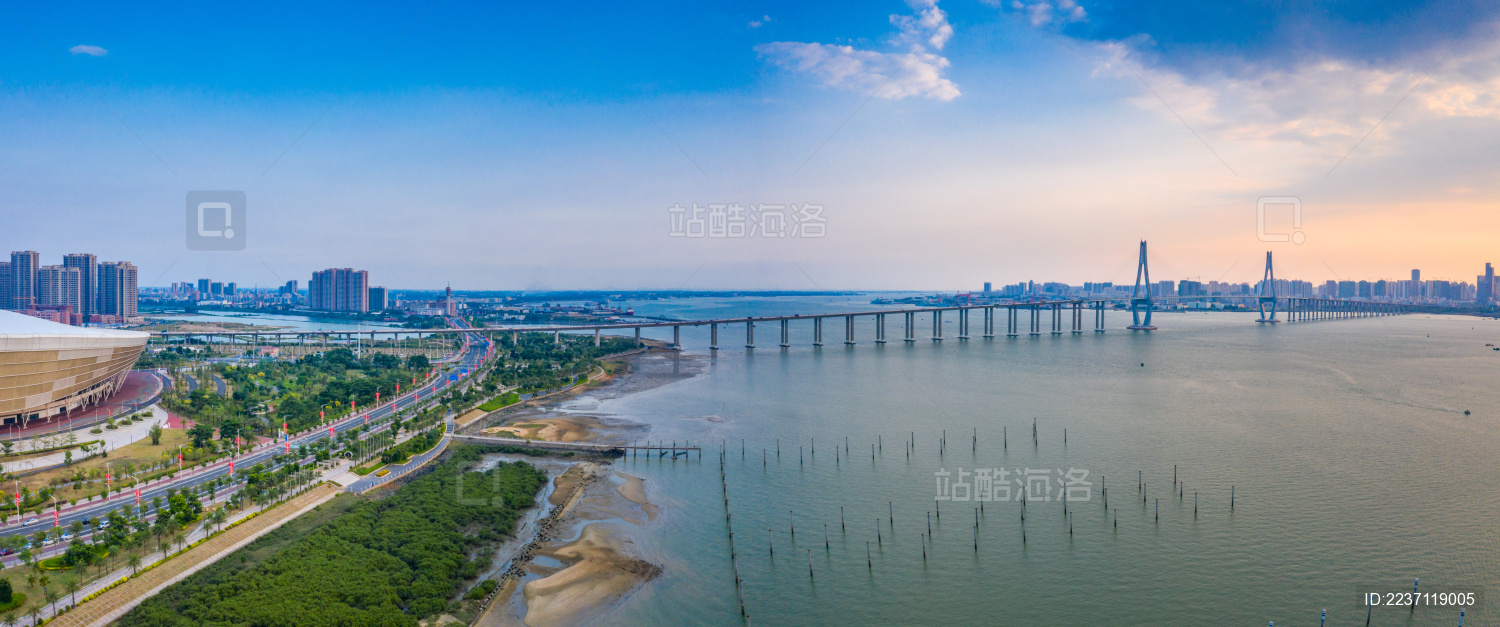 广东省湛江海湾的美丽风光