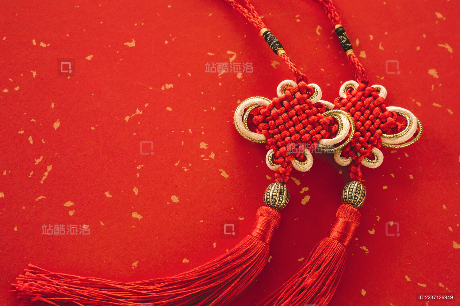 中国传统文化元素一对中国结