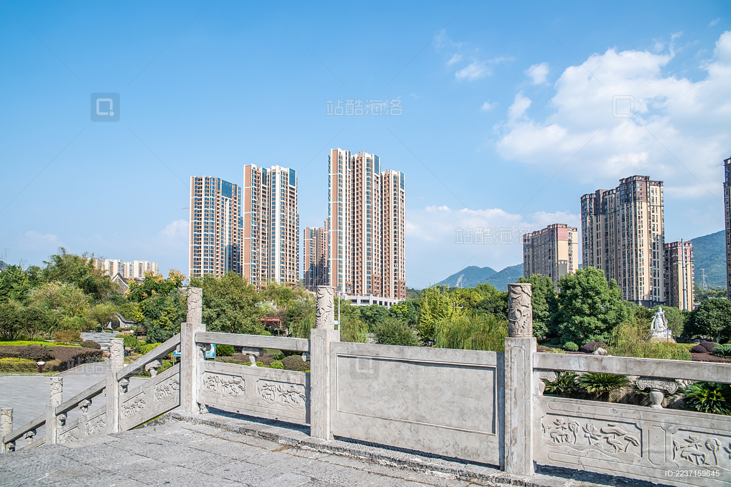 中国湖南省郴州市城市建筑风光  